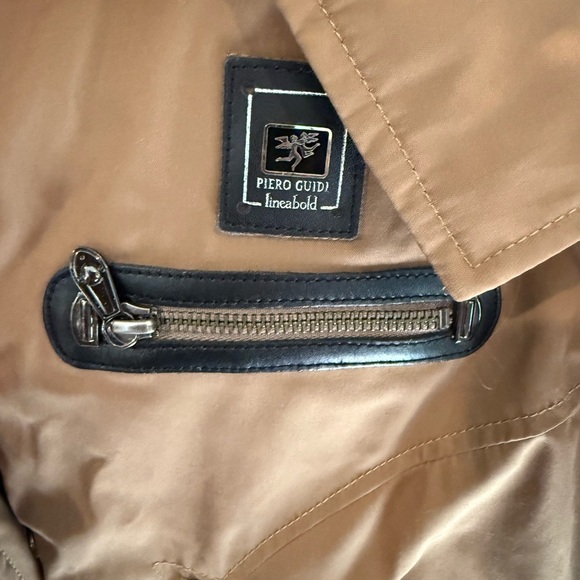 Piero Guidi Brown Jacket with Embroidered Detail size large - Picture 6 of 10